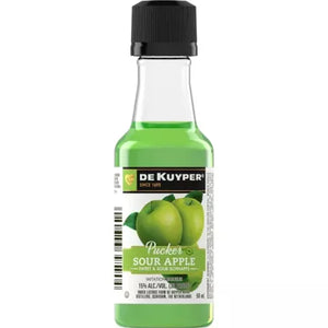 DEKUYPER SOUR APPLE PL 50ML SLEEVE (10 BOTTLES)