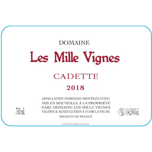 Domaine les Mille Vignes Fitou Cadette CADET