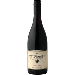 Patton Valley Pinot Noir White Label LABEL