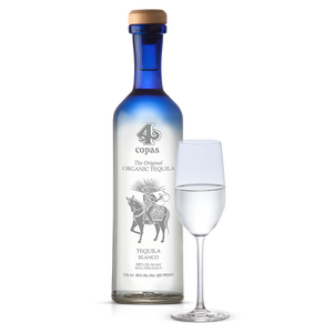 4 COPAS TEQUILA BLANCO ORGANIC