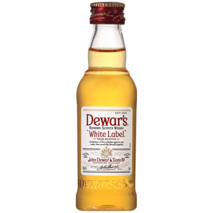 DEWAR'S WHITE LABEL PL 50ML SLEEVE (10 BOTTLES)