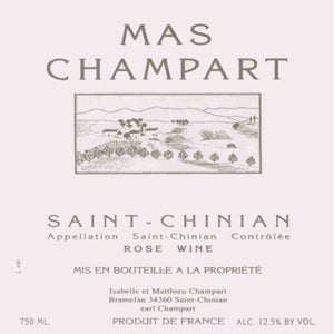 Mas Champart Saint-Chinian Rose