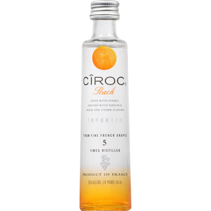 CIROC PEACH 50ML SLEEVE (12 BOTTLES)