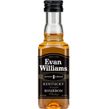 EVAN WILLIAMS BLACK LABEL PL 50ML SLEEVE (15 BOTTLES)