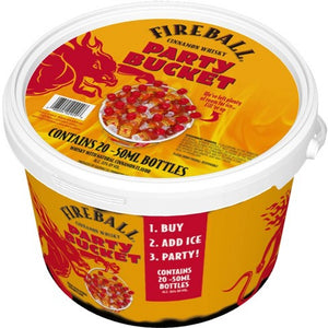 FIREBALL PARTY BUCKET PL 50ML SLEEVE (20 BOTTLES)