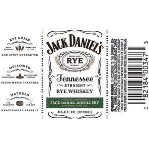 J DANIELS TENNESSEE RYE PL 50ML SLEEVE (10 BOTTLES)