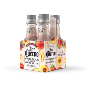 Jose Cuervo White Peach Light Margarita 200ml (4 Pack)