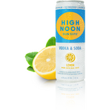 High Noon Lemon Hard Seltzer 355ml Can (Pack of 4)