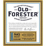 OLD FORESTER 86 PL 375ML