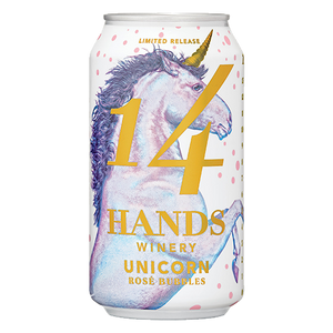 14 Hands 'Unicorn' Rose‚ Bubbles Can 375ML