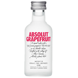 ABSOLUT GRAPEFRUIT 50ML SLEEVE (12 BOTTLES)