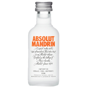 ABSOLUT MANDRIN 50ML SLEEVE (12 BOTTLES)