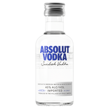 ABSOLUT SWEDISH 80 50ML SLEEVE (12 BOTTLES)