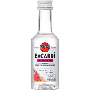 BACARDI RASPBERRY PL 50ML SLEEVE (10 BOTTLES)