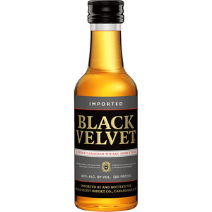 BLACK VELVET 50ML SLEEVE (10 BOTTLES)