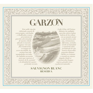 Bodega Garzon Sauvignon Blanc