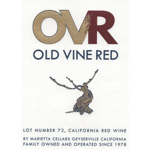 MARIETTA LOT 72 OLD VINE RED ZINFANDEL