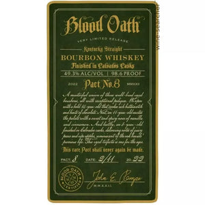 Blood Oath Pact No. 8 (2022 Release)