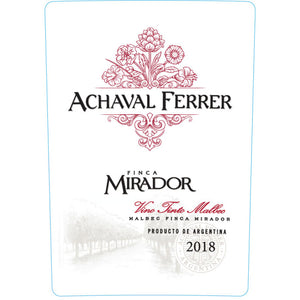 Achaval-Ferrer Finca Mirador Malbec