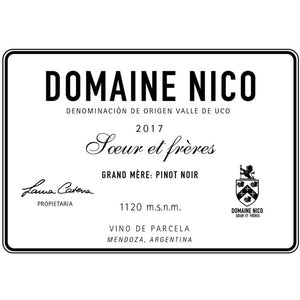 DOMAINE NICO GRAND MERE PINOT NOIR, 2017