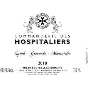 Commanderie Des Hospitaliers Red Blend