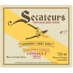 Badenhorst Secateurs Red Blend