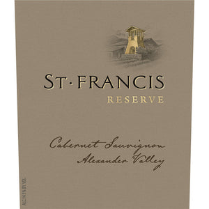 St Francis Cabernet Sauvignon Reserve, Alexander Valley